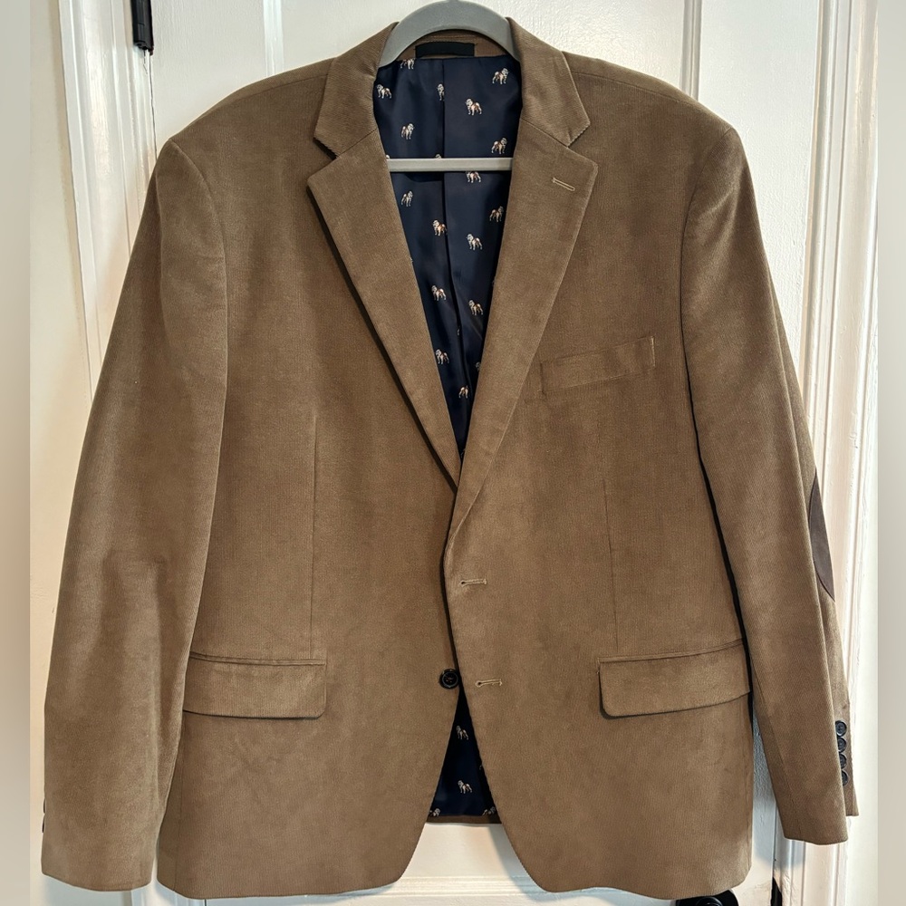 Lauren Ralph Lauren Ultraflex Corduroy Sport Coat - Tan 46R
